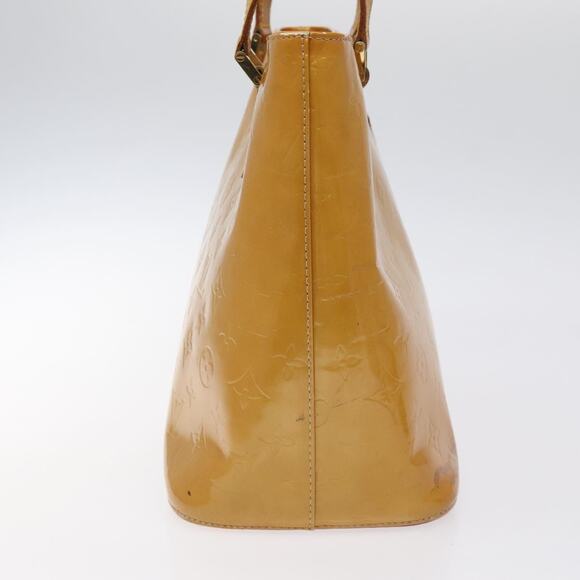LOUIS VUITTON Monogram Vernis Houston Hand Bag Beige M91004 - Picture 5 of 13